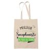 Tote Bag - PLANETEE - Best Saxophonist of All Time - Cotton - Printed In France - Large Capacity