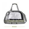 Transparent Window Pet Carrier Bag Small Dogs Cats Breathable Ventilated Travel With Multiple Air Vents Oxford Fabric