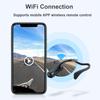 4k 30fps náhlavní kamera Nositelná Wifi videokamera 120° širokoúhlý objektiv Anti-shake Ovládání aplikací pro nahrávání videa Vlog