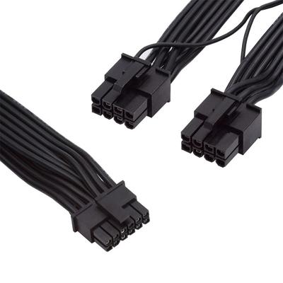 Cablecc 12VHPWR Strommodulkabel für Dual ATX 8Pin 3080 3090TI Netzteil 16Pin Grafikkarte ATX3.0 PCI-E 5.0 12+4P