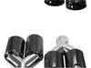 BMW Dual Carbon Fiber 63mm Exhaust Muffler Tailpipe
