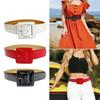 Ceinture large tendance pour femme Ceinture réglable pour robes Pantalons Ceinture de taille Écharpe décorative Couleur unie pour dame Filles