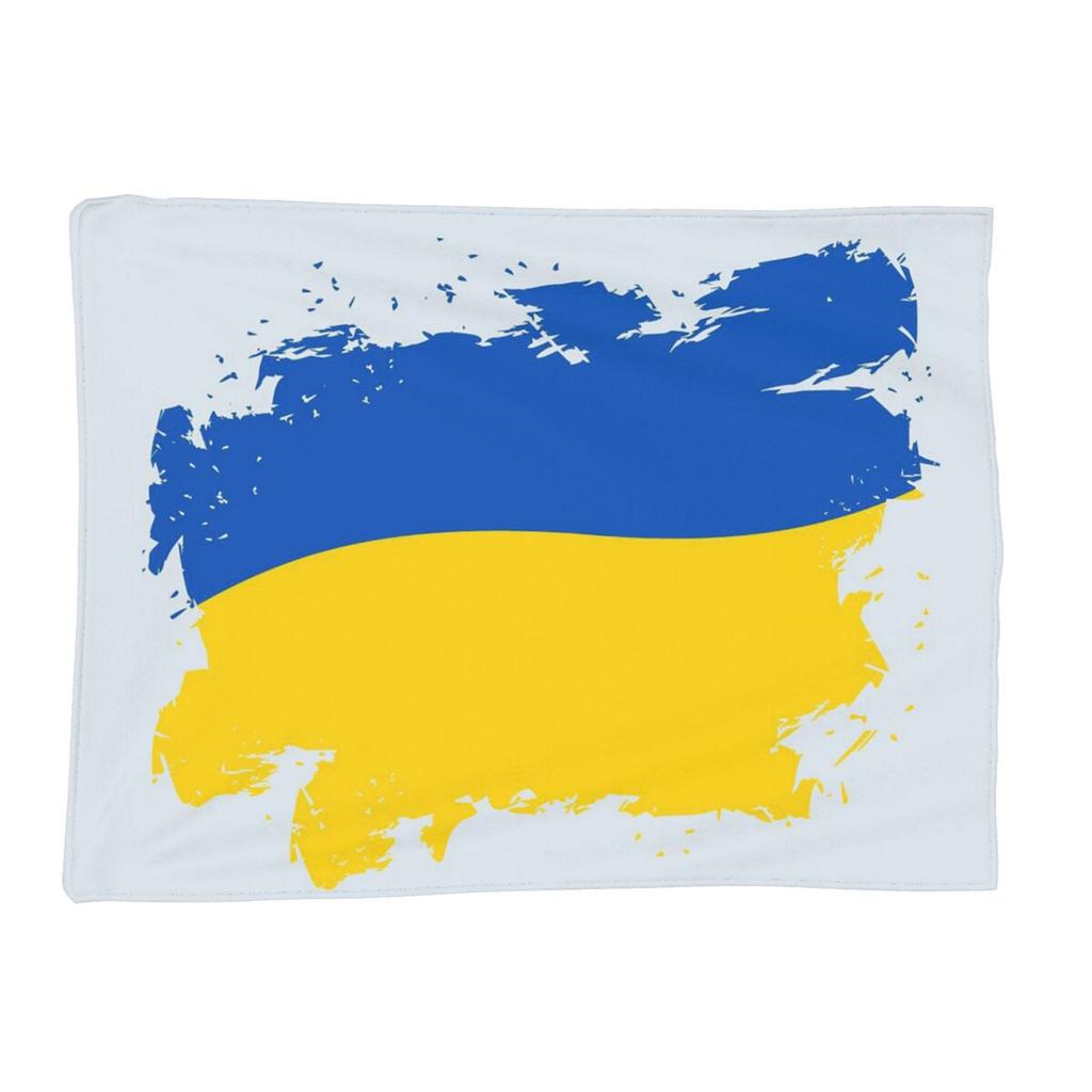 Flag Of Ukraine Blankets Soft Warm Flannel Throw Blanket Bedspread for Bed Living room Picnic Travel Home Couch