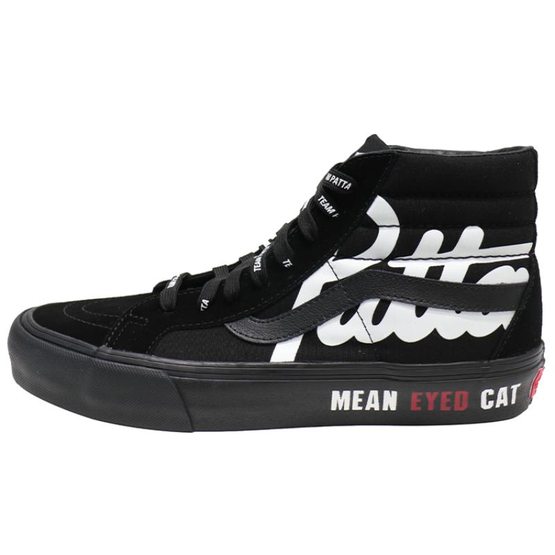 

Vans Patta X Vault Sk8 Hi Reissue Vlt Lx Mean Eyed Cat Black Sneakers VN0A4BVH5X0 41