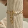 Beroe [silver925] Toggle Bar Pearl Bracelet (gold)