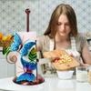 Freestanding Butterfly Paper Towel Holder One-handed Tear Standing Toilet Paper Holder  Kitchen