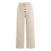 Womens Pants Wide Leg High Waisted Palazzo Pants Summer Flowy Beach Casual Trousers with Pockets