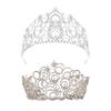 Blingbling Hair Hoop Girl Birthday Party Elegant Pageant Water Drop Crystal Girl King Costume Headwear