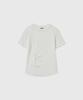 GENERALIDEA Acetate Twist Short Sleeve T-Shirt [White] / Gf2Lts520