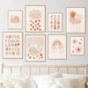 Wall Art Canvas Painting Baby Whale Bee Strawberry Cloud Number Alphabet Nordic Posters And Prints Wall Pictures Kids Room Decor