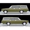 Tomytec Tomica Limited Vintage 1/64 Scale LV-206a Toyopet Crown Custom 1966 Model, Green, Finished Product