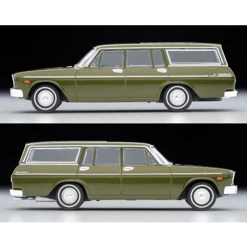 Tomytec Tomica Limited Vintage 1/64 Scale LV-206a Toyopet Crown Custom 1966 Model, Green, Finished Product
