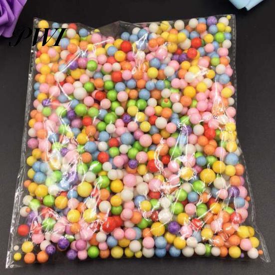 Palline di Perline Mini Sfuse Decorative per Artigianato Fai da Te in Polistirolo Multicolore