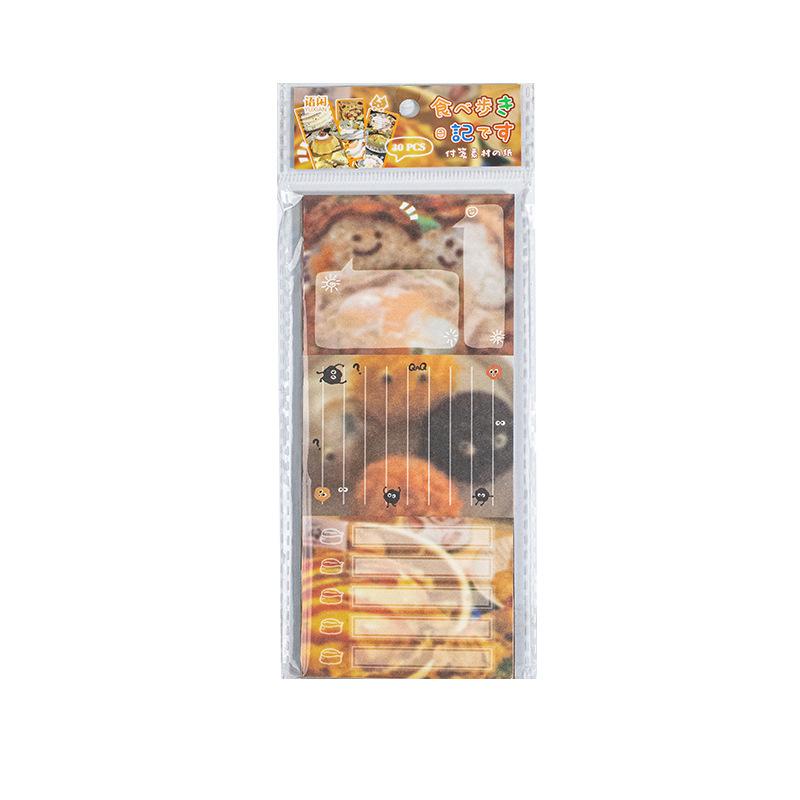 40pcs/pack Cute Retro Y2K Memo Pads Message Paper Notebook Journal DIY Material Decoration Base Note Paper Japanese Stationery