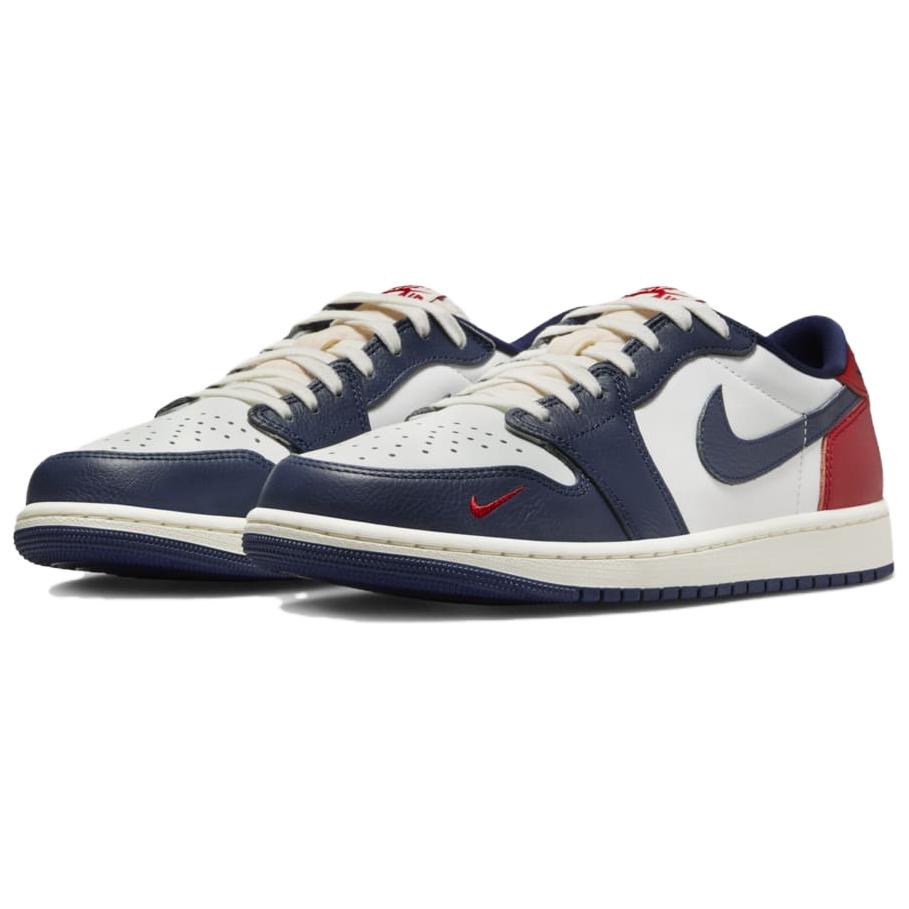 Air Jordan 1 Retro Low OG Howard University Men Sneakers Blue White Gym-Red HQ2993-100