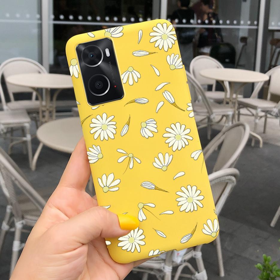 For Oppo A76 Case CPH2375 Fashion Cartoon Girls Cover For Oppo A96 Soft Silicone Case For Oppo A36 A 76 96 OppoA76 OppoA96 Shell