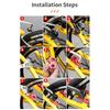 8-shaped Bicycle Parts Extension Seat Half Car Load Universal V Brake Converter Adapter Black/Red Durable V Brake Extender