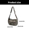 Shoulder Bag for Women Retro Canvas Clutch Purses Simple Purse Handbag with Zipper Closure Evening Crossbody Bag Purse