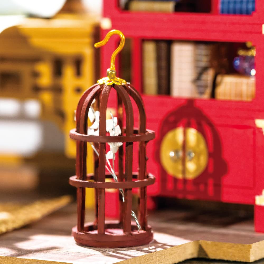 Tsukurundesu® DIY Miniature Dollhouse with Japanese Instructions, Chinese Series (Moshanka)