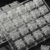 UR Ice Magnetic Extreme Switch Fully Transparent Two Light Guides Magnetic Mechanical Gaming Keyboard Linear 22mm Double Spring