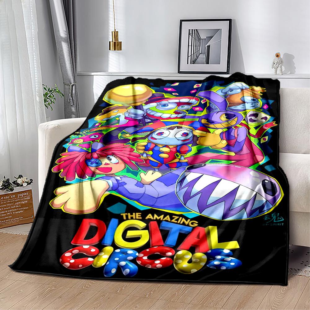 Digital Circus Blanket Soft Warm Cozy Suitable for Couch Office Chair Chair for All Seasons Warmthful Decor Best Holiday Gift for Friends Family
