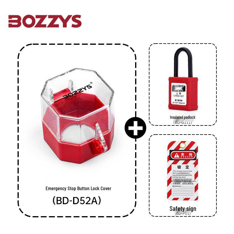 BOZZYS 30mm Emergency Stop Button Lockout Cover