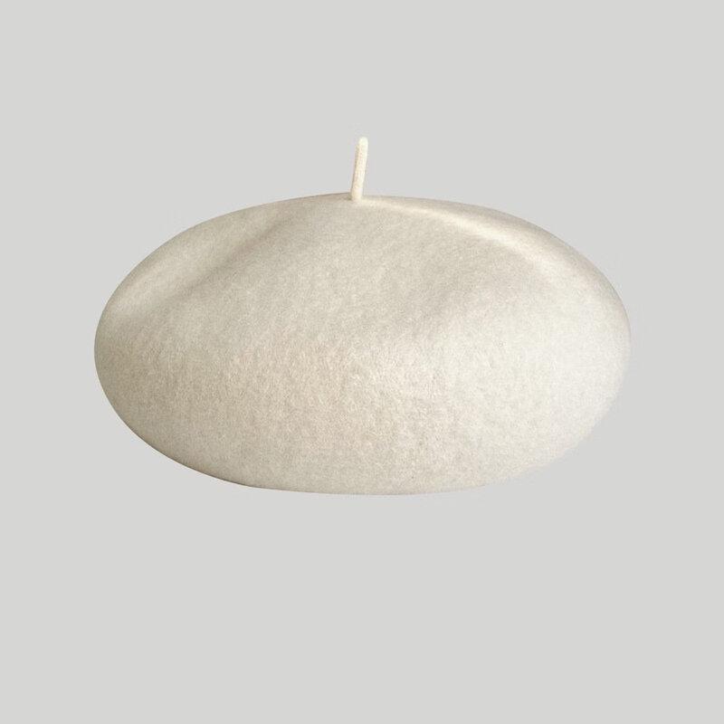 

Теплая шерстяная беретка в ретро-стиле Small Head Circumference (52-55cm)