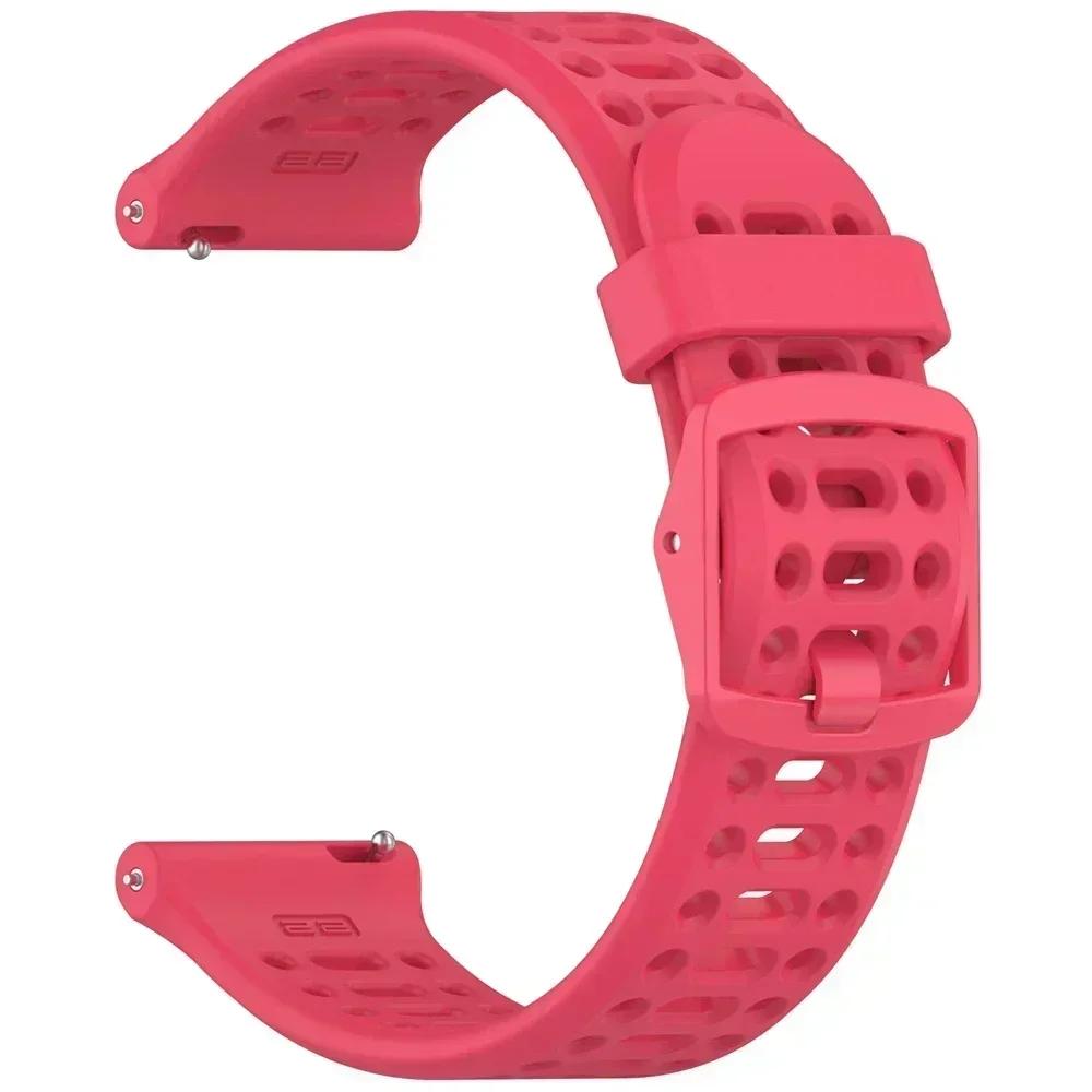 22mm Silicone Sports Breathable Strap For COLMI P86 P82 P81 V76 V68 M42 C81 I30 Bracelet For Xiaomi Watch S4 Outdoor Wrist Bands