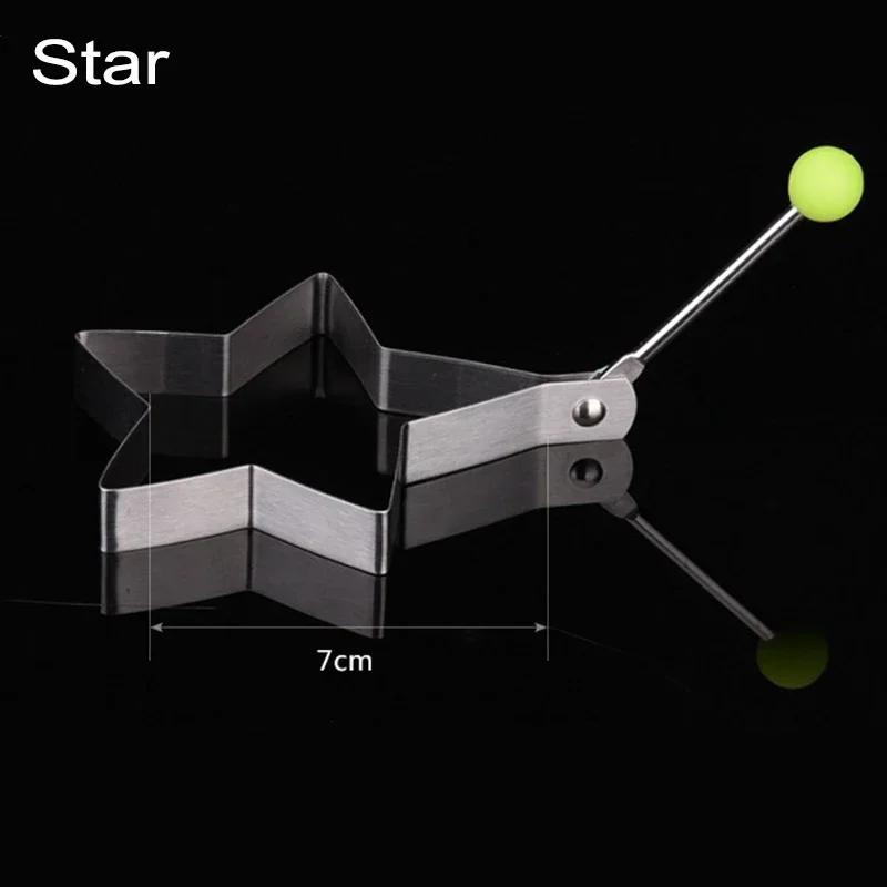 Shapes Stainless Steel Fried Egg Shaper Egg Mold DIY Breakfast Egg Pancake Rings Sandwich Kitchen Tools Utensil Baking Tools