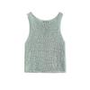 2025 Spring Women's Casual Round Neck Knit Vest - Simple, Versatile