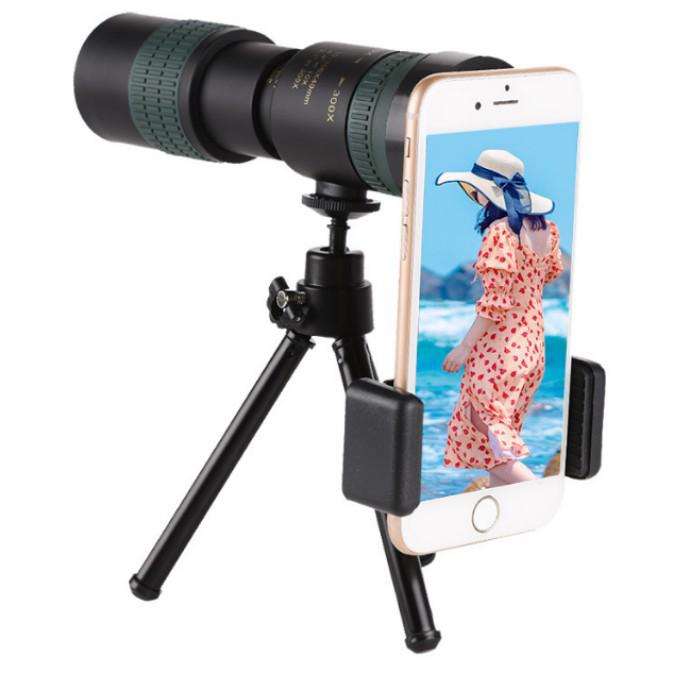 Pro-Grade HD Zoom Monocular Telescope with Low-Light Night Vision for Travel and Photography