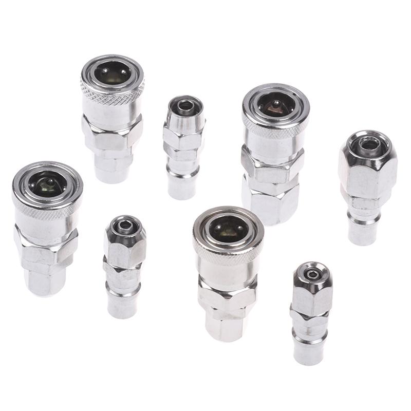 European Eu Type Pneumatic Fitting Connector Quick Coupler For Air Compressor Hose Barb Nozzle Sh Ph 6/8/10/12Mm