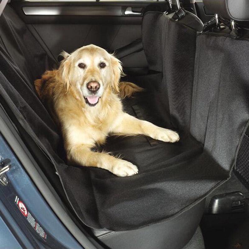 pet carriers oxford fabric paw pattern car pet seat cover dog car back seat carrier waterproof pet mat hammock cushion protector