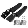1 Pair Motorcycle Passenger Armrest Rear Box Foldable Grab Handles