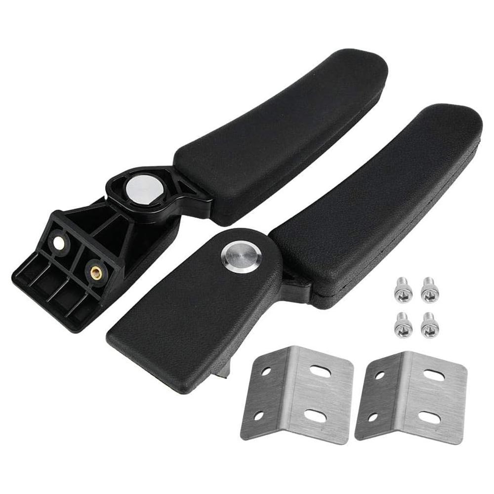 1 Pair Motorcycle Passenger Armrest Rear Box Foldable Grab Handles