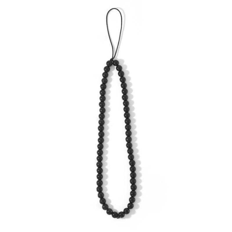 Bohemian Natural Crystal Phone Wrist Strap Handmade Beaded Stone String Anti-Fall Lanyard for Girls Party Shopping Gift