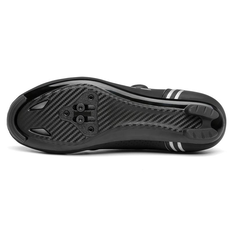 T2021 Cycling Shoes: Versatile Men's and Women's Bicycle Footwear with Rotary Buckle, Lock and Lockless Options, Durable Leather Surface