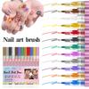 DIY Nail Pen, Painting And Doodling, Nail High-gloss Outlining Pen, Acrylic Pen Set, Colored Paint And Nail Pen,30ML