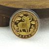 Moneta Collezionabile Anno del Capra 2027 Squisito Disegno Moneta Souvenir Zodiacale per Regalo di Natale Collezione d'Arte