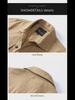Men's Black Denim Jacket - Casual Workwear for Spring & Autumn