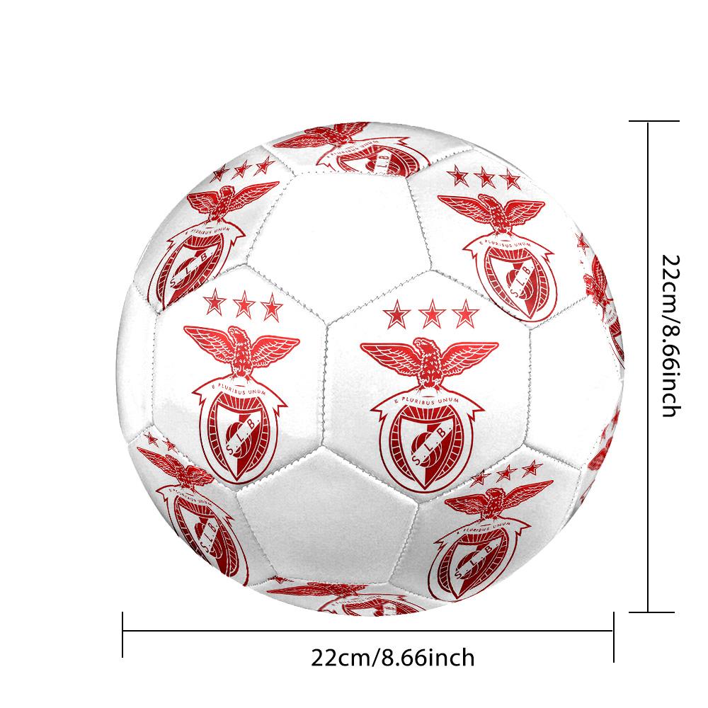 1PC SL Benfica team size 5 soccer ball PrahaIndoor Soccer Ball Colorful All Ages Machine Stitched PVC Competition Ready Durable High-Bounce