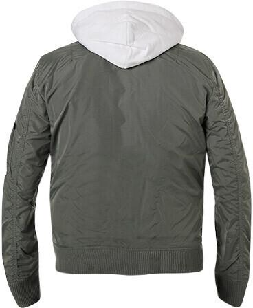 Демисезонная куртка Alpha Industries MA-1 TT Hood (196108) vintage green (196108-432)