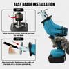 Cordless Electric Reciprocating Saw Handheld Outdoor Multi-Purpose Cutting Tool for Wood Metal Pipes Without Battery New