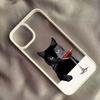 Cute Cat Goblet Drink Couple Clear Phone Case for iPhone 17 16 15 14 13 12 11 Pro Max Plus 17Air 12 13 MINI 16E Shockproof Cover
