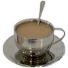 Tazza da Caffè Termica in Acciaio Inossidabile, Tazza da Tè Pomeridiano Britannica, Cucchiaino da Piatto, Tazza d'Acqua per la Casa, Stile Ins, Stile Minimalista, 3