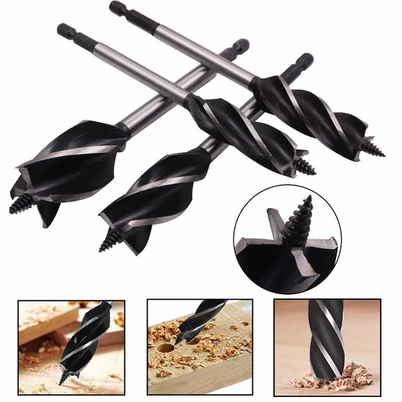 

Набор спиральных сверл для деревообработки 10-35 мм, длинные четырехшлицевые твердосплавные сверла с хвостовиком 6,35 мм, кольцевая пила для дверного замка, долбежные инструменты для дерева