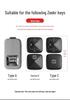 Zeekr 9X Key Cover: Refreshed Dedicated Metal Protective Shell with 007GT Buckle