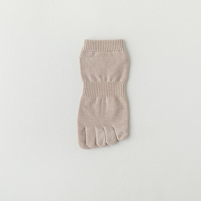

Men s Five-Toe Pure Cotton Socks: All-Season, Plain, Sweat-Absorbing, Odor-Resistant, Anti-Infection. One Size 40-45