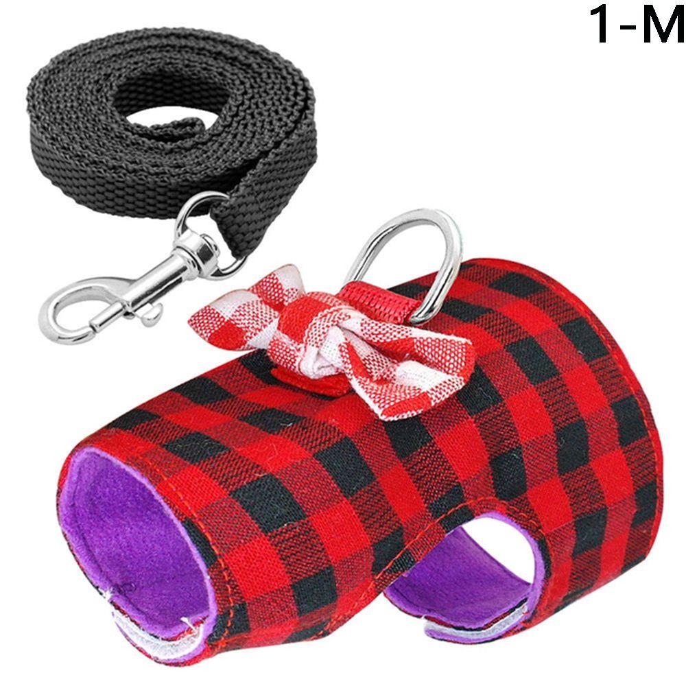 

Аксессуары для хомяков Галстук-бабочка Тяговый трос Жилет для мелких домашних животных Товары для животных Шлейка и поводок Набор M-1