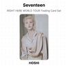 Seventeen RIGHT HERE WORLD TOUR Trading Card Set Official Photocard